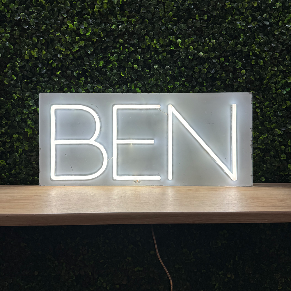 Ben RS LED-Neonschild – hergestellt in London