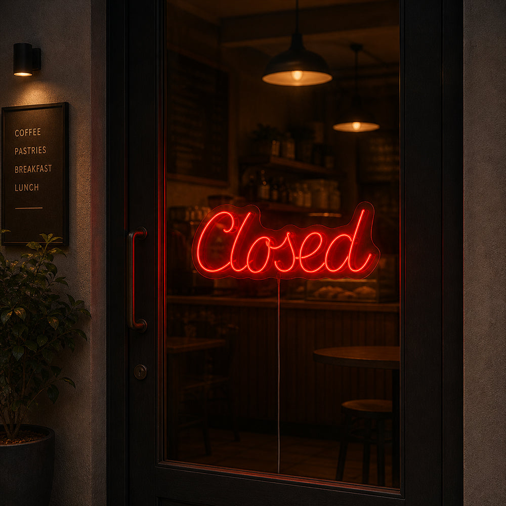 Gesloten LED neonbord - Made in London Restaurant Neon Signs