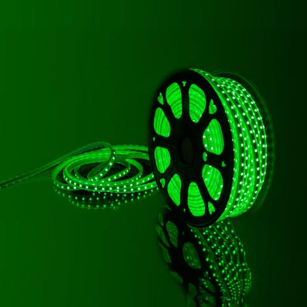 7x11mm Grønn SMD Strip Light 240V