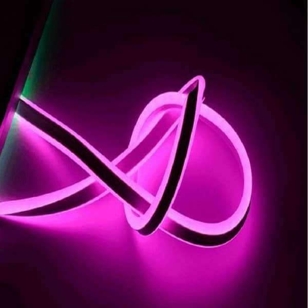 8X16mm pink double sided 12V strip lights