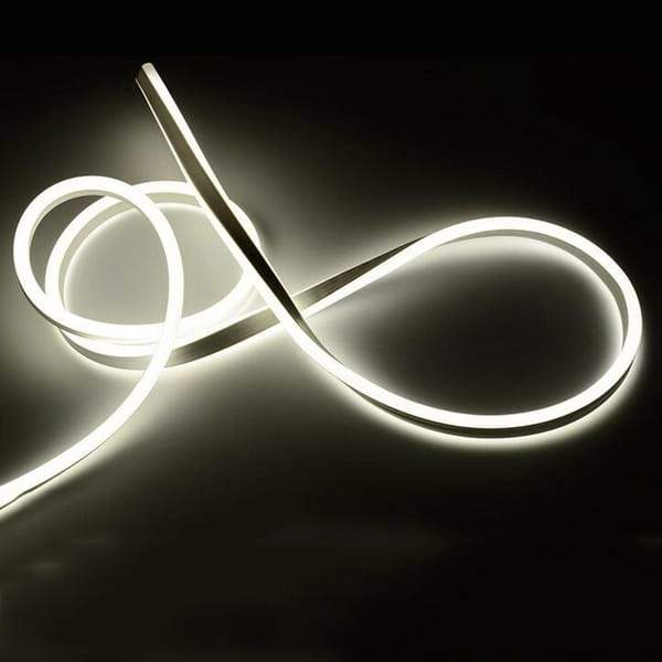 ren hvit LED neon stripe lys som kan dimmes