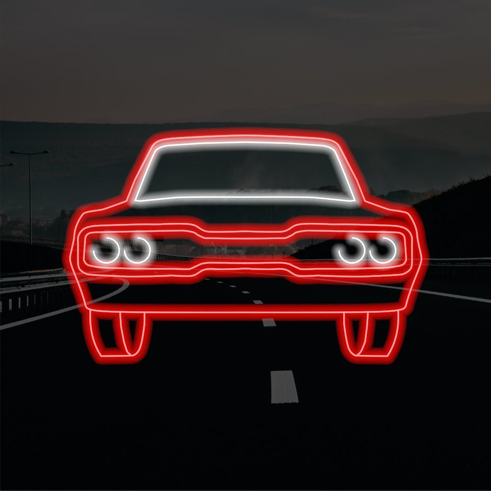 Classic Muscle Car LED Neon Sign - Laget i London Kommersielle neonskilt - Planet Neon