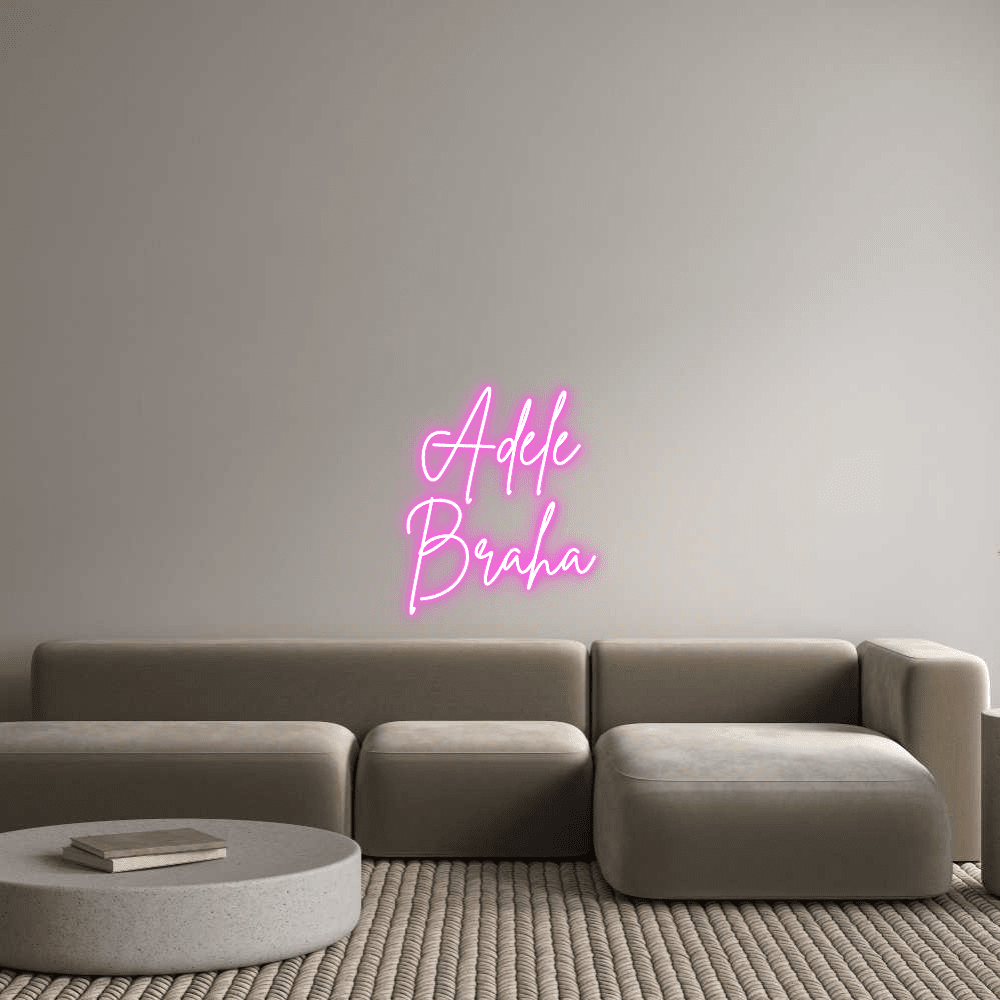 Aangepaste neonreclame online editor Adèle Braha - Planet Neon