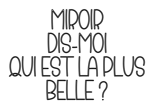 Aangepaste neonreclame online editor Miroir Dis - moi... - Planeet Neon