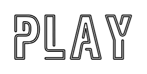 Aangepast neonbord Online Editor PLAY - Planeet Neon