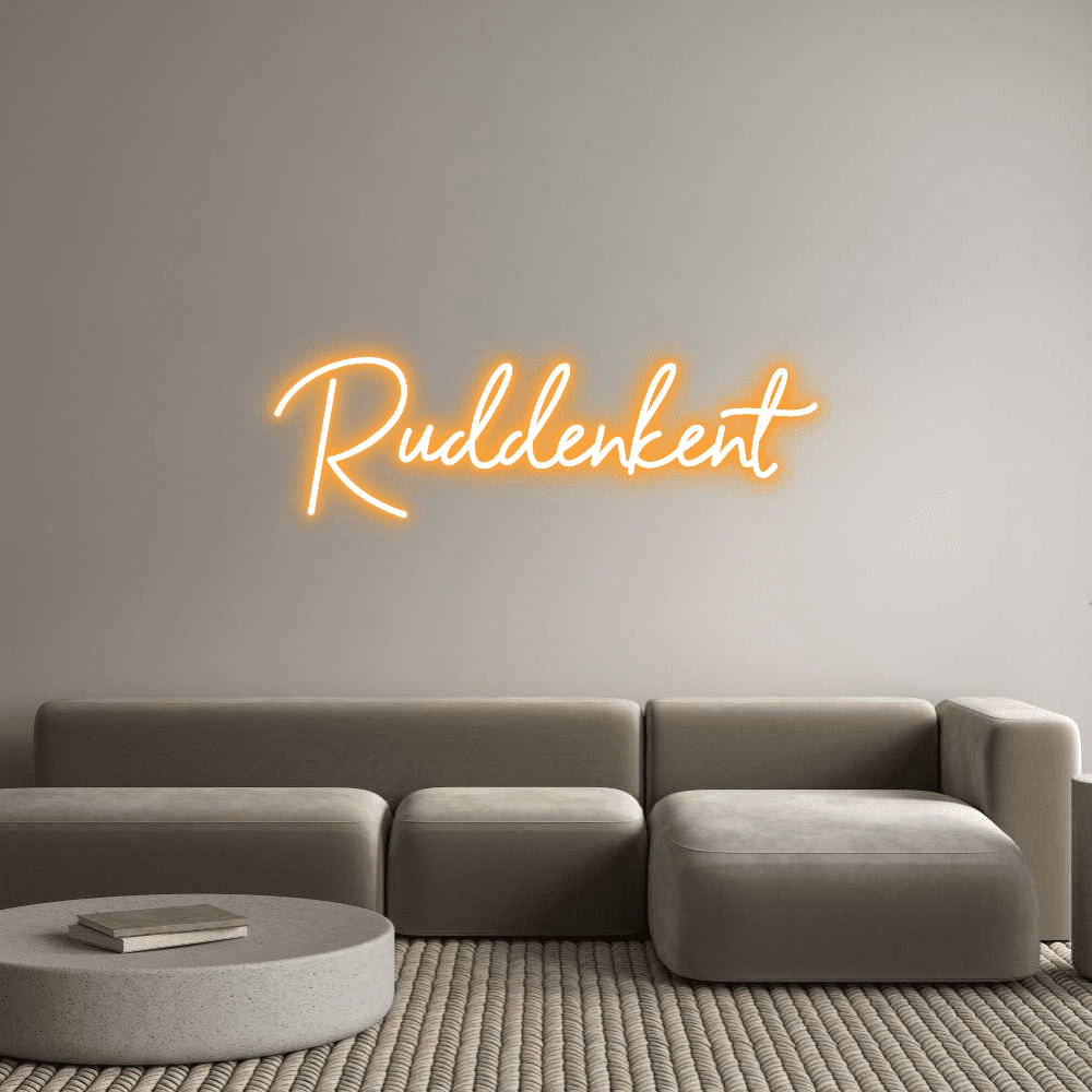 Editor en línea de letreros de neón personalizados Ruddenkont - Planet Neon