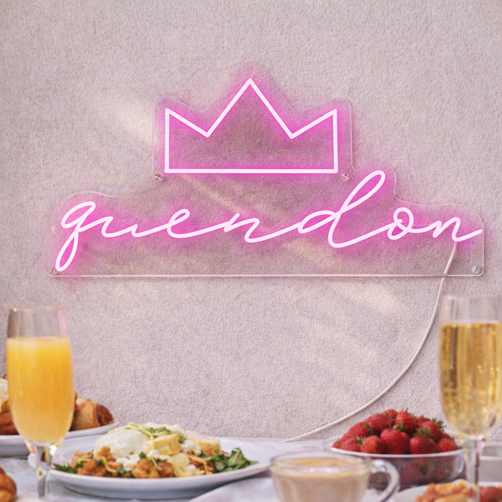 Señal de neón liderado por Queendom - Planet Neon Hecho en Londres Neon Signs