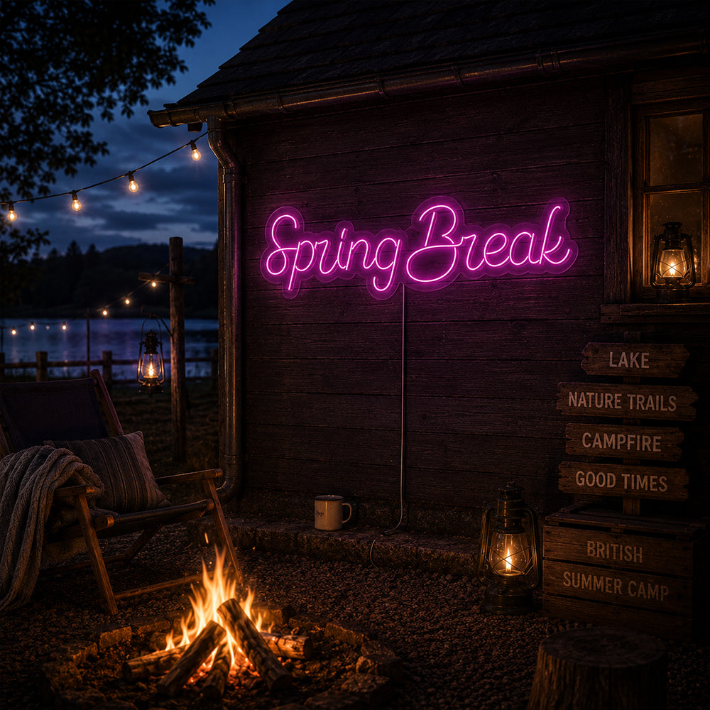 Spring Break LED -Neonschild - Made in London Neon Zeichen