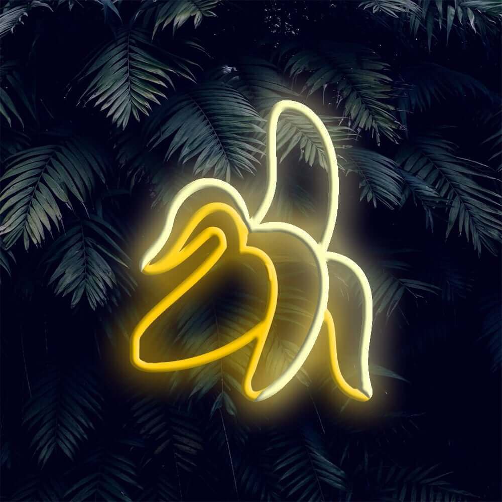 Banan LED Neon Sign - Made in London Mat Restauranter Neon Signs - Planet Neon