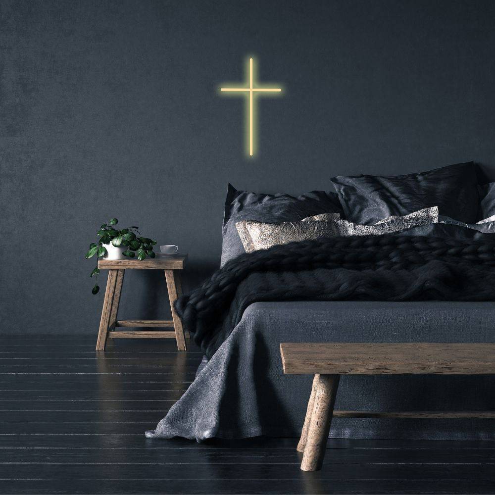 Christian Cross LED Neon Sign - Planet Neon Made in London Neon Signs - Planet Neon