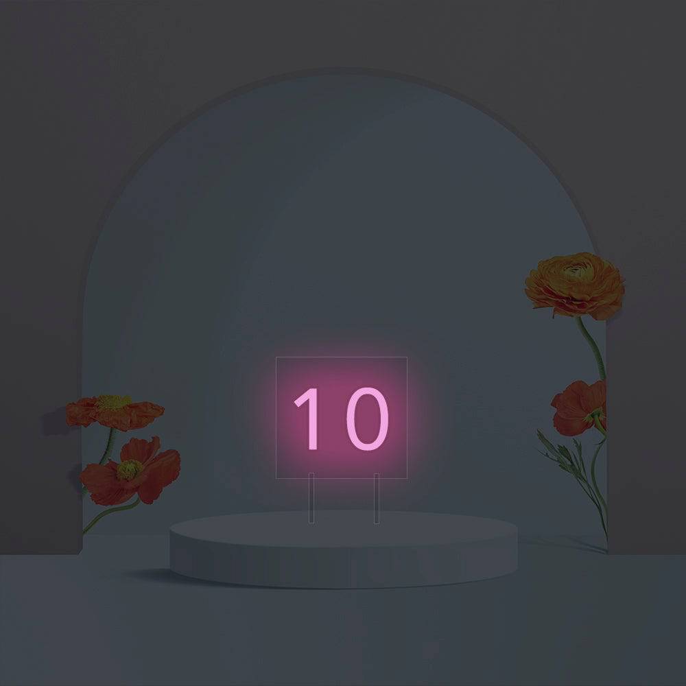 Frittstående bord Neonskilt - Planet Neon