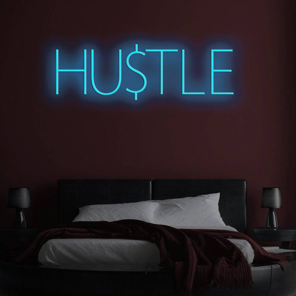 Hustle LED Neon Sign - Made in London Inspirational Neon Signs - Planet Neon