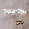 Mr & Mrs LED Neon Sign - Made in London Wedding Neon Signs - Planet Neon