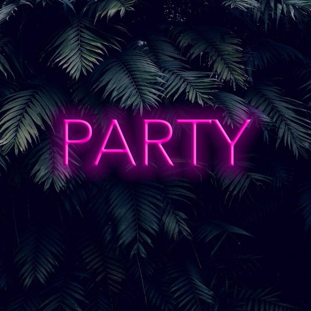 Party LED Neon Sign - Made in London Celebrations Neon Signs - Planet Neon