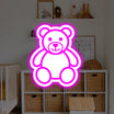 Teddybear Backlit LED Neon Sign - Planet Neon