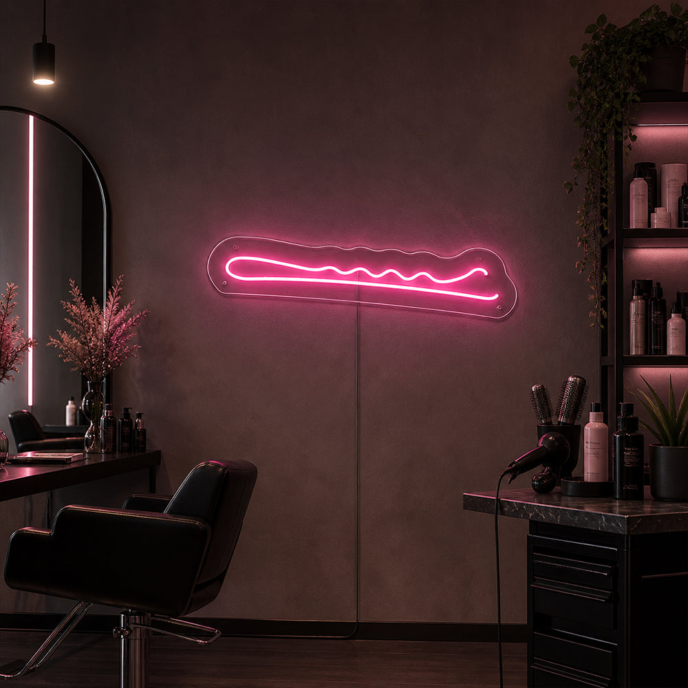 Segno di neon a led per capelli - Made a Londra Bobby Pins Neon Signs