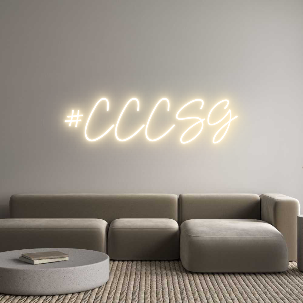 Custom Neon Sign Online Editor #CCCSG