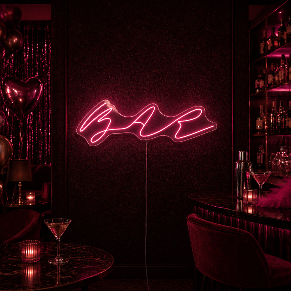 Bar script caps førte neonskilt - lavet i London Club pub neonskilte