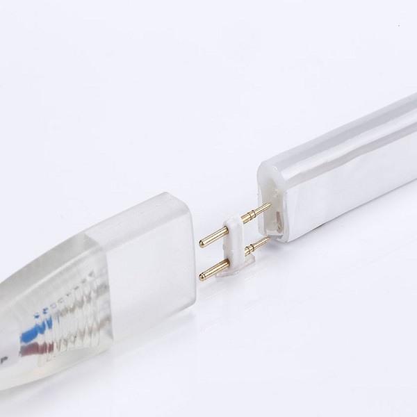 comment connecter une bande lumineuse avec une prise