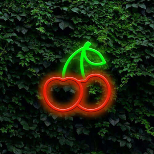 Cherries leidde neon teken - Made in London Food Restaurants Neon Signs