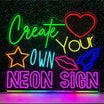 Custom Neon Sign Made in London | Online Editor | Create Your Own LED Neon Light - Planet Neon