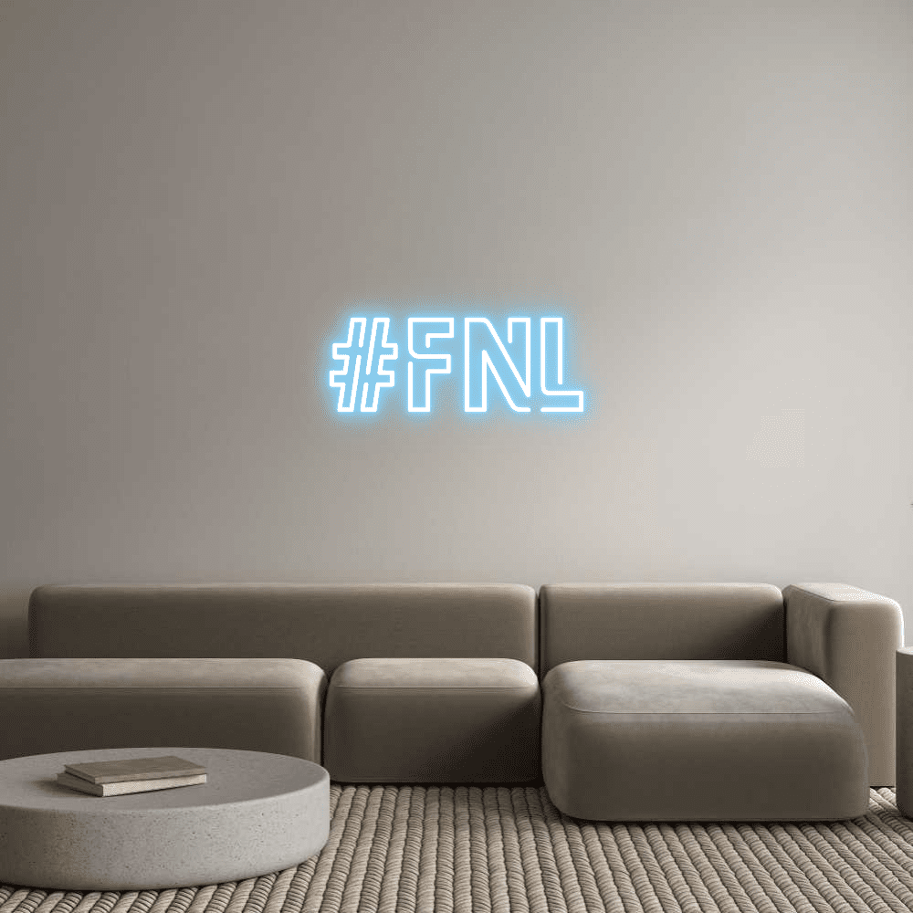 Aangepaste neonreclame online editor FNL - Planet Neon