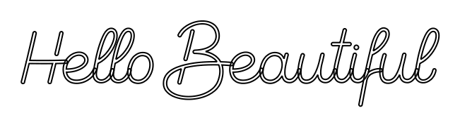 Aangepaste neonreclame online editor Hallo mooi - Planeet Neon