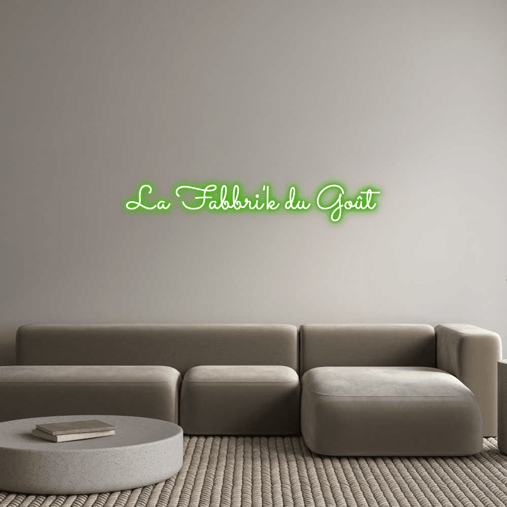 Aangepaste neonreclame online editor La Fabbri'k du... - Planeet Neon