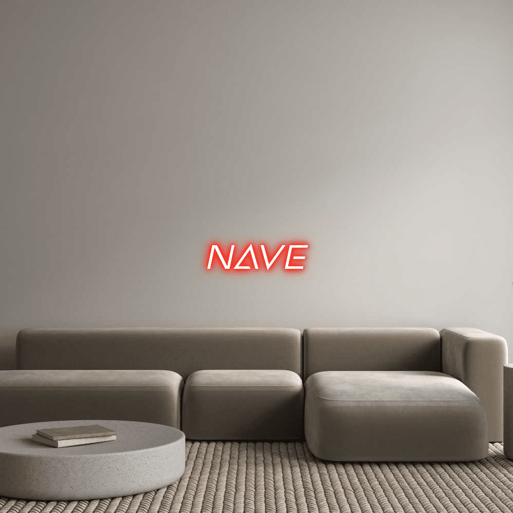 Editor en línea de letreros de neón personalizados NAVE - Planet Neon