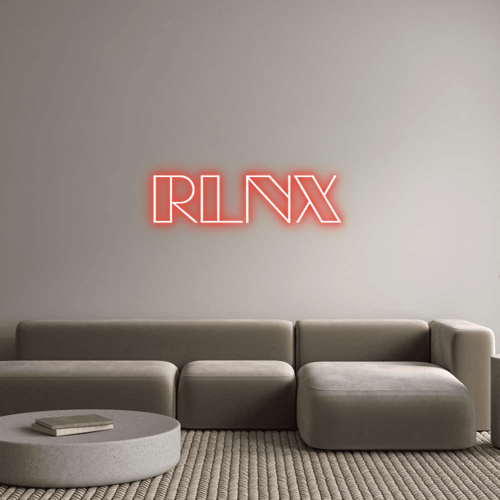 Aangepaste neonreclame online editor RLNX - Planeet Neon