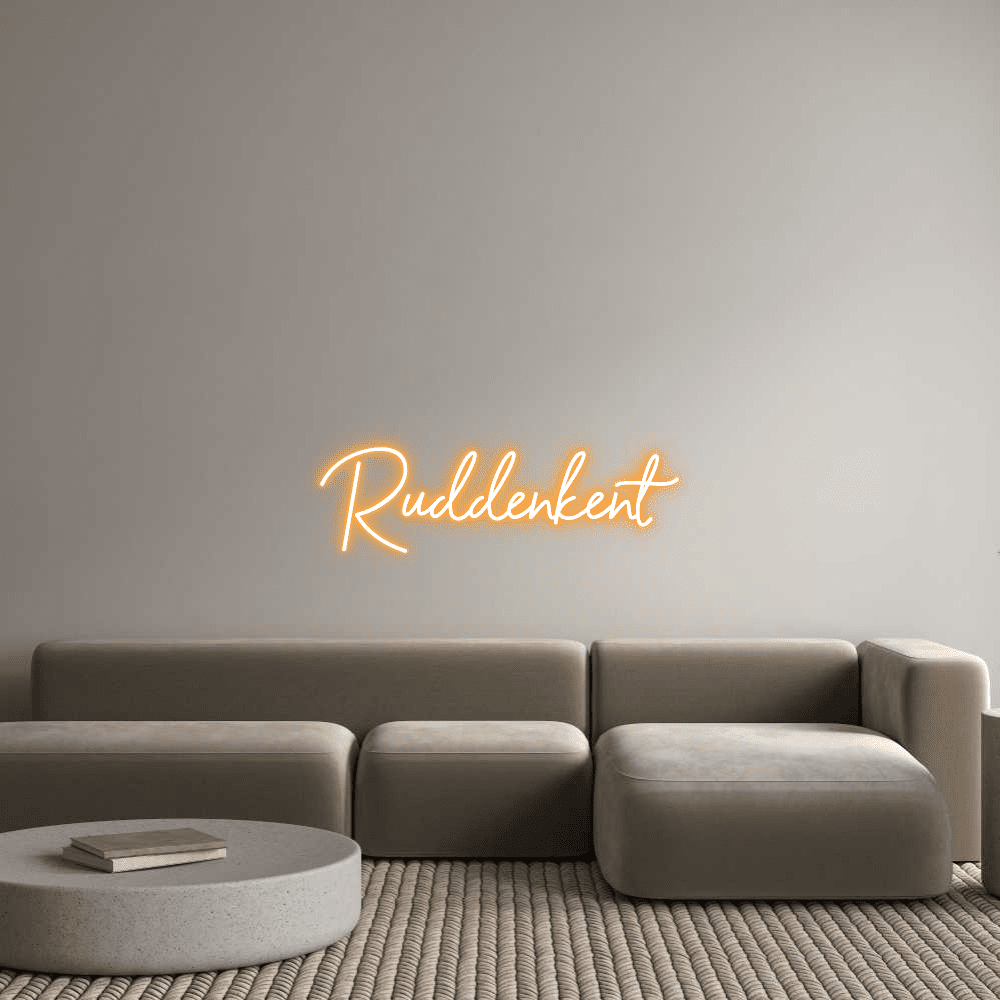 Aangepaste neonreclame Online Editor Ruddenkent - Planet Neon