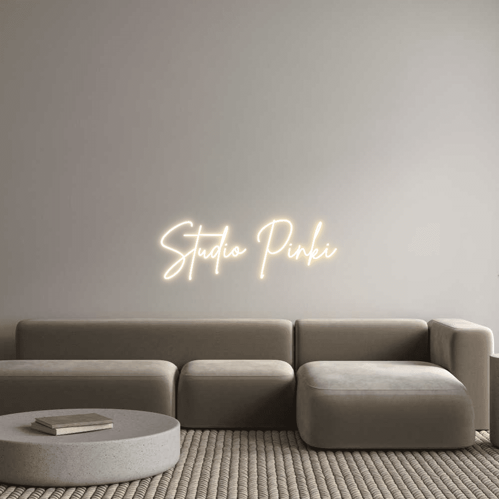 Aangepaste neonreclame Online Editor Studio Pinki - Planet Neon