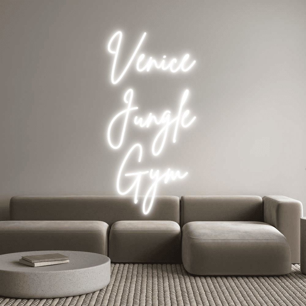 Editor en línea de letreros de neón personalizados Venice Jungle G... - Planet Neon