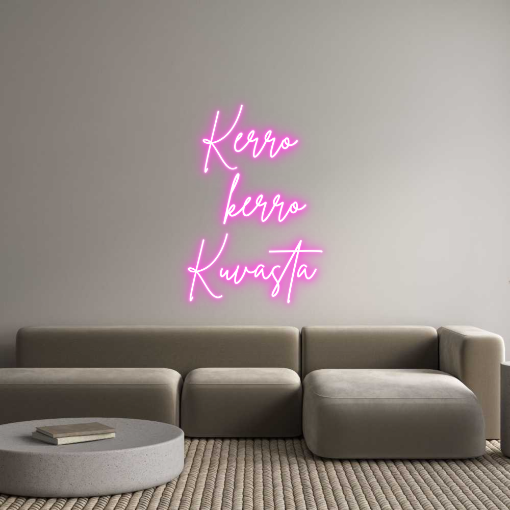 Custom Neon Sign Online Editor Kerro
   ke...