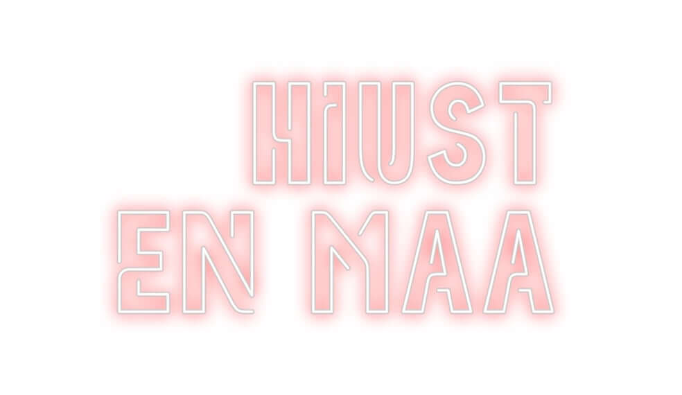 Egendefinert Bakbelyst Neon Sign Online Editor Hiust
en Maa