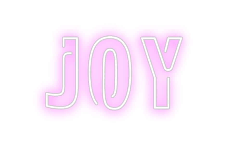 Custom Back Lit Neon Sign Online Editor Joy