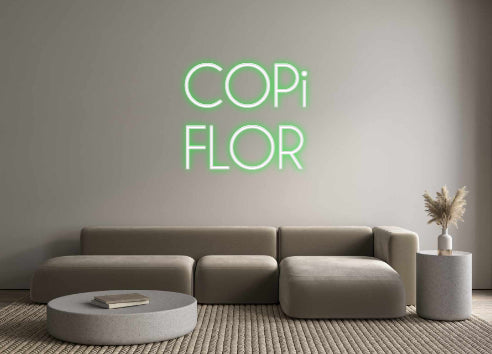 Aangepaste verlichte neonreclame Online-editor COPi
FLOR