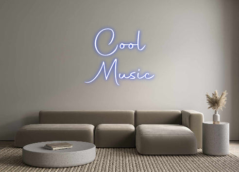 Aangepaste verlichte neonreclame Online Editor Cool
Muziek