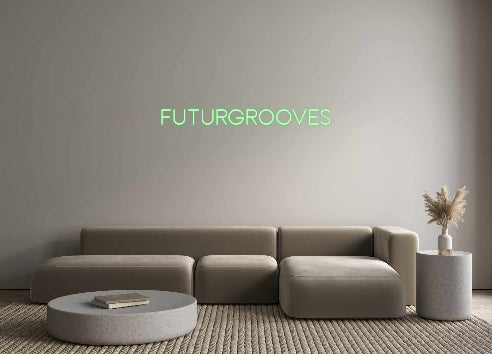 محرر إشارة النيون ذات الإضاءة الخلفية المخصصة على الإنترنت Futurgrooves