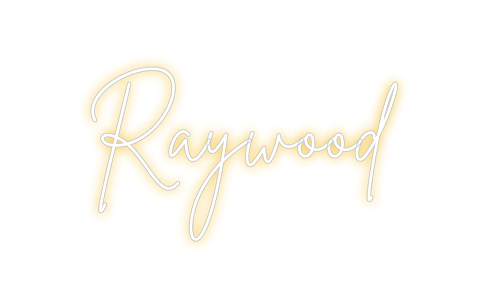 محرر إشارة النيون ذات الإضاءة الخلفية المخصصة Raywood