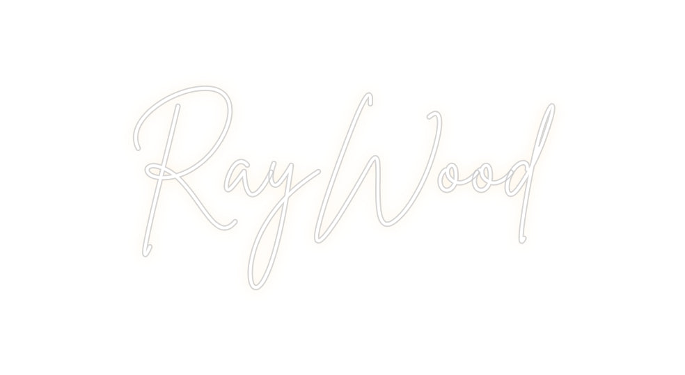 محرر مخصص لعلامة النيون ذات الإضاءة الخلفية على الإنترنت RayWood