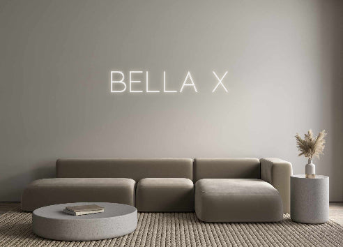 Aangepaste verlichte neonreclame Online Editor Bella X