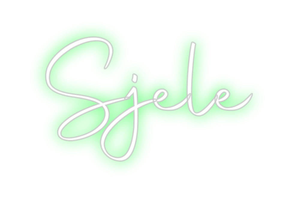 Egendefinert Bakbelyst Neon Sign Online Editor Sjele