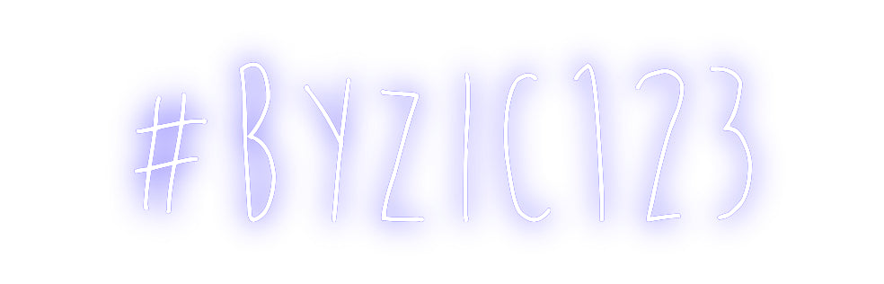 Custom Neon Sign Online Editor #BYZIC123