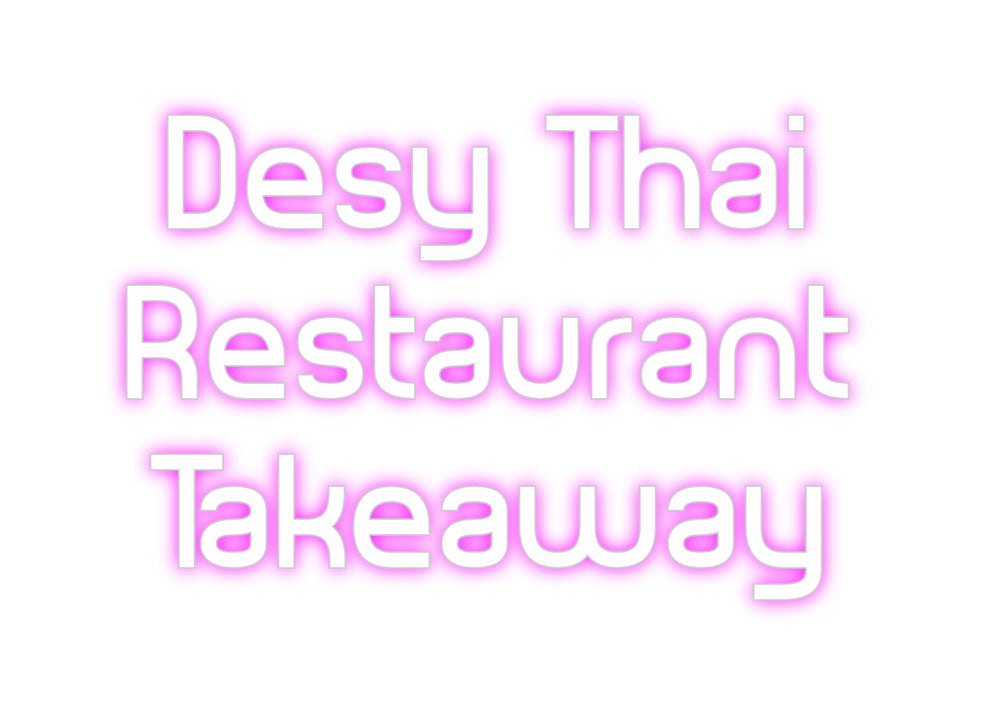 Egendefinert bakbelyst neonskilt Online Editor Desy Thai
Re...