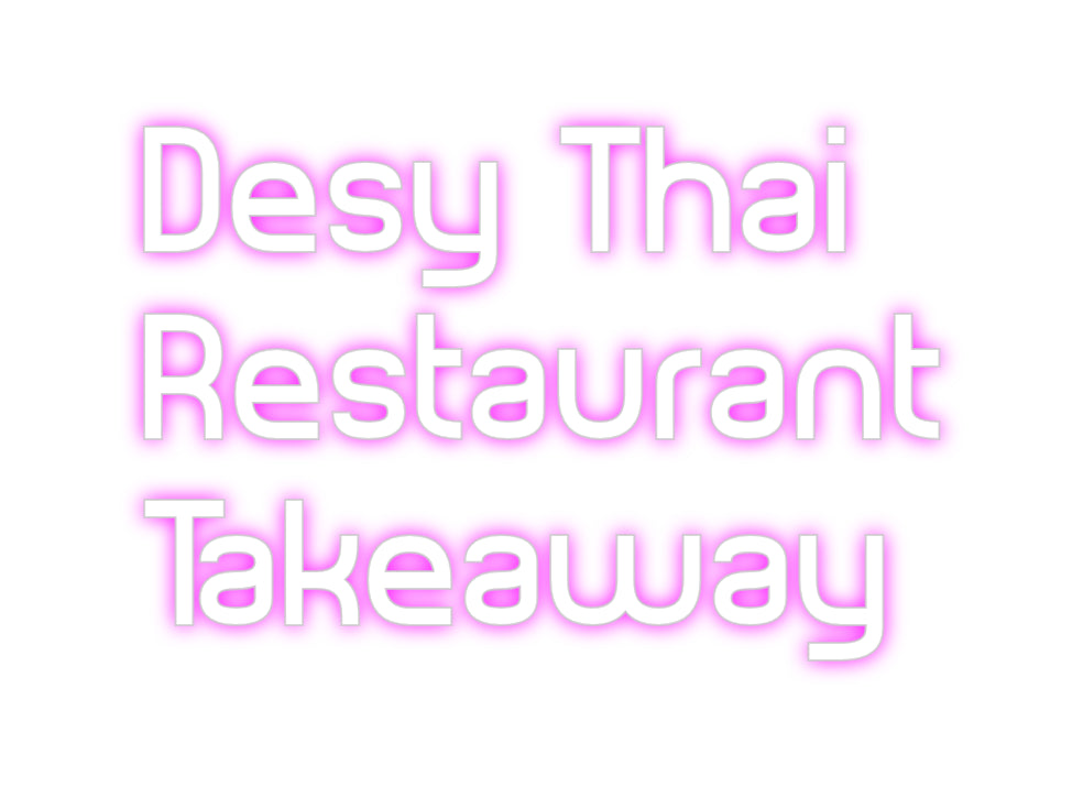 Enseigne au néon rétro-éclairée personnalisée, éditeur en ligne Desy Thai
Concernant...