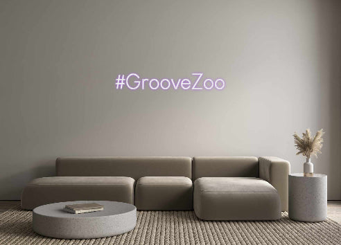 محرر إشارة النيون المخصص عبر الإنترنت #GrooveZoo