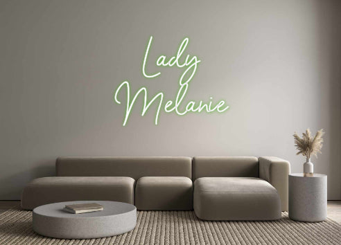 Custom Neon Sign Online Editor Lady
Mela...