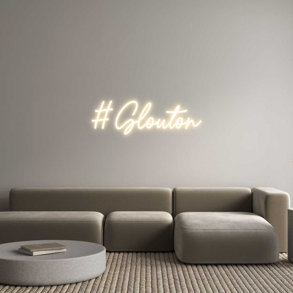 Custom Neon Sign Online Editor #Glouton