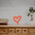 Heart LED Desktop Neon Sign - Planet Neon Made in London Neon Signs - Planet Neon